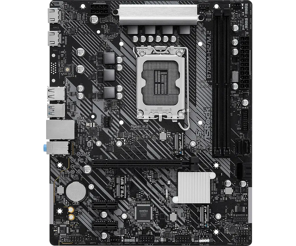 Материнська плата ASRock B760M-H2/M.2 Socket 1700 - фото 2