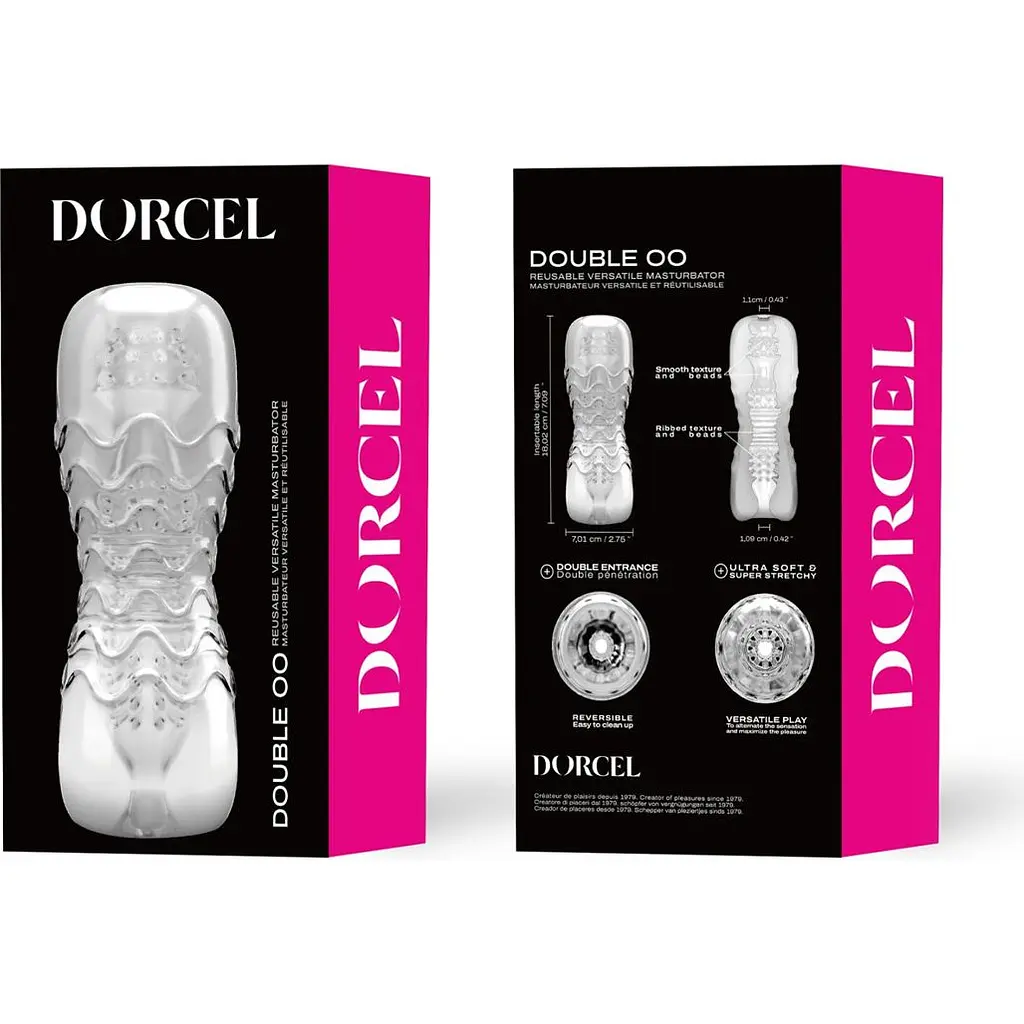 Мастурбатор Marc Dorcel Double OO (MD0857) [170236] - фото 4