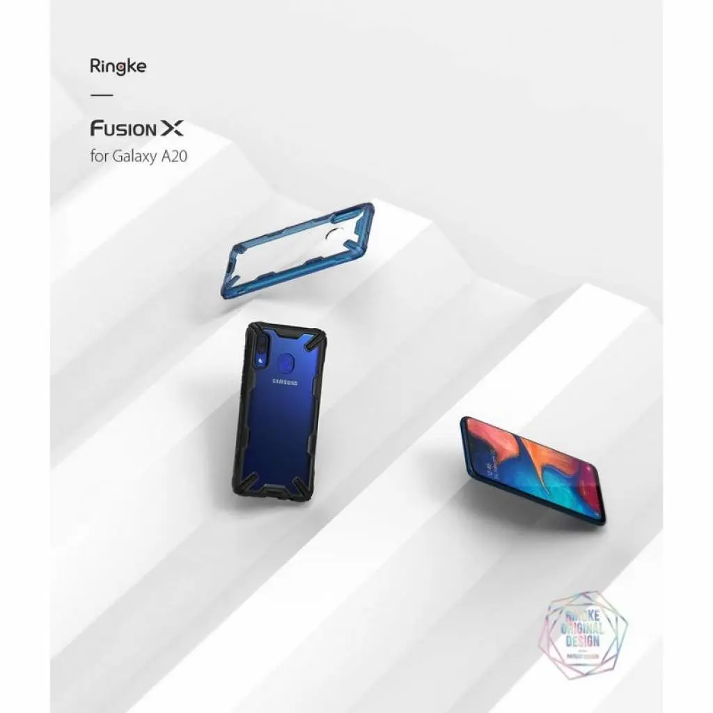 Чохол до мобільного телефона Ringke Fusion X Samsung Galaxy A20 Black (RCS4521) - фото 4