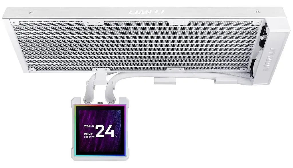 СВО Lian Li HydroShift II LCD-S 360N FANLESS White (G89.GHS2LCDS36NW.00) - фото 4