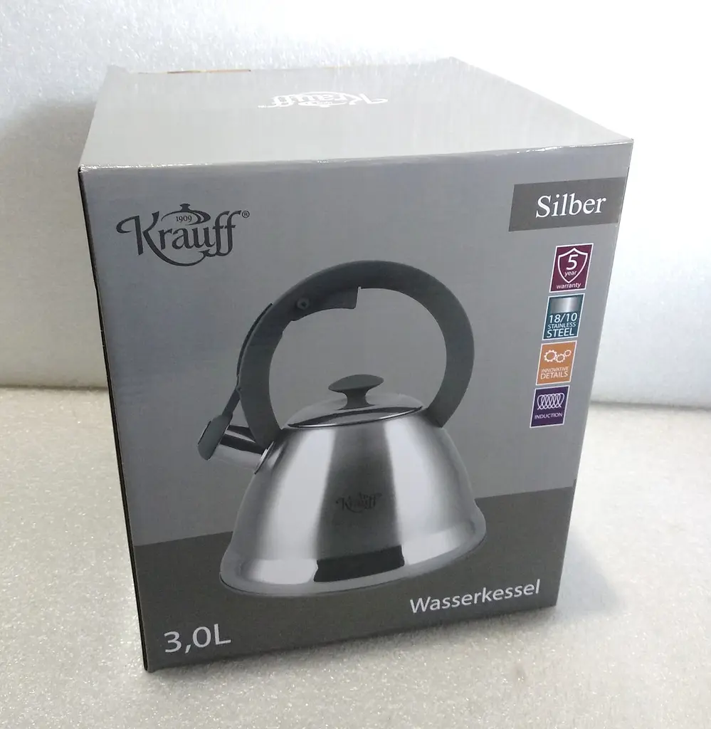 Чайник зі свистком Krauff 26-298-002 Silber 3 л. - фото 6