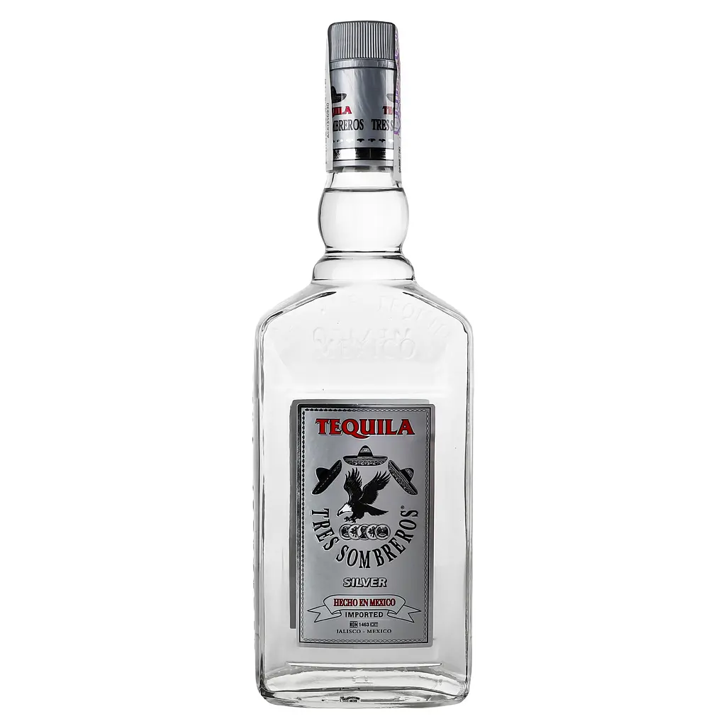 Текіла Tres Sombreros Silver 38% 1.4 л (2 шт. х 0.7 л) - фото 2