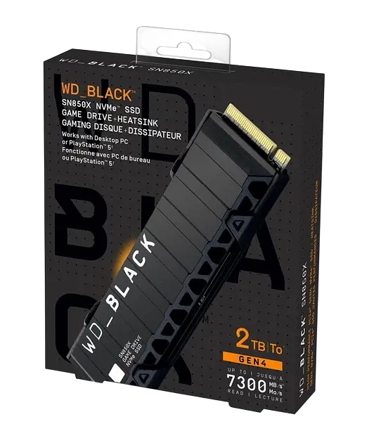 SSD M.2 накопичувач WD SN850X with Heatsink 2TB (WDS200T2XHE) - фото 2
