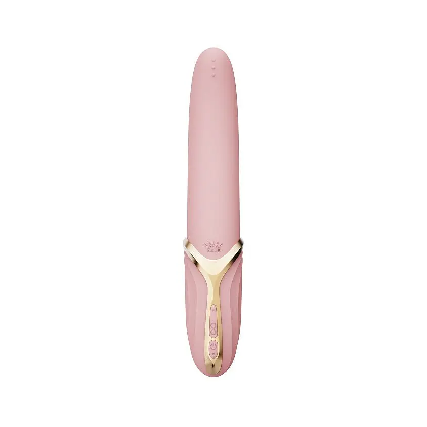 Вібратор Zalo - EVE Sakura Pink, вібрація + ротація, імітація язичка, підігрів до 39 °C - фото 4