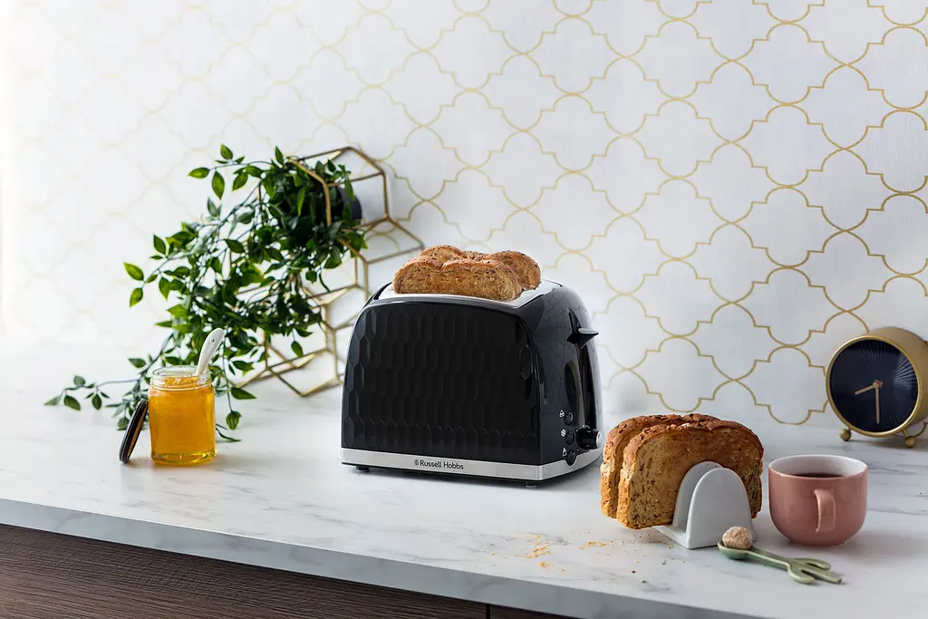 Тостер Honeycomb 850Вт, широкие слоты, пластик, черный Russell Hobbs kuh0014899 - фото 7
