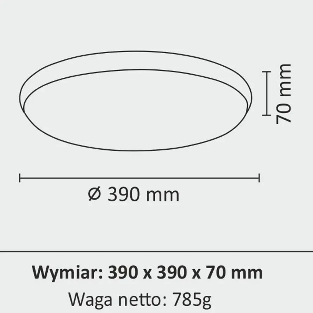 Светильник потолочный Goldlux 314871 Kern Led 1x24W 4000K 2500Lm IP20 CH - фото 4