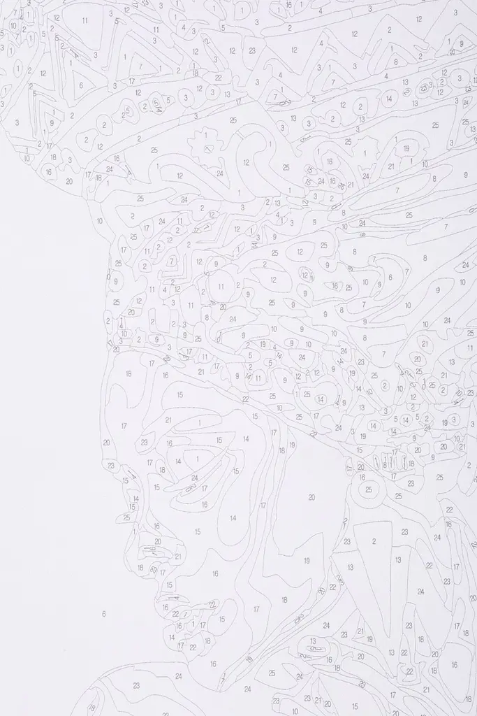 Набор для росписи "Африканка" 40*50 см, IDEA2-GX47095, ТМ "99IDEAS" - фото 7