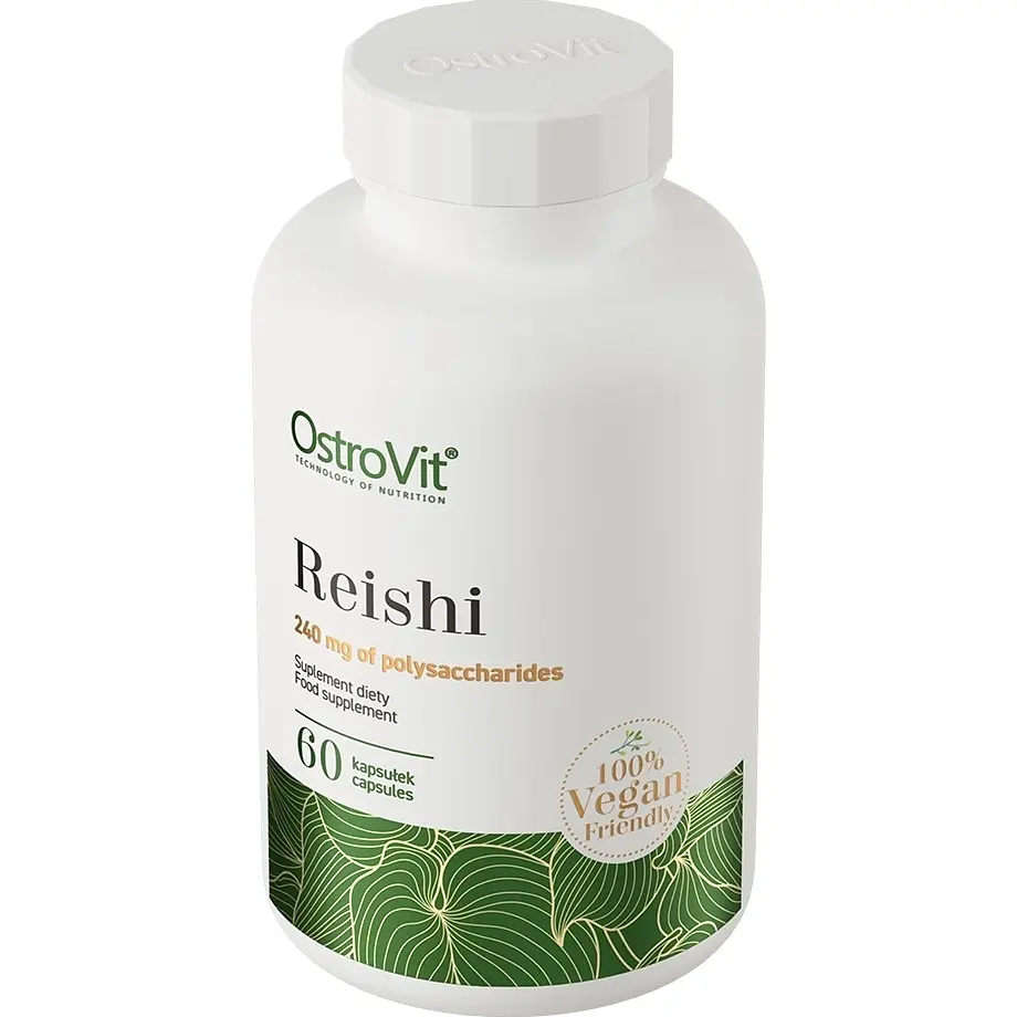 Натуральна добавка OstroVit Reishi VEGE 60 капсул - фото 2