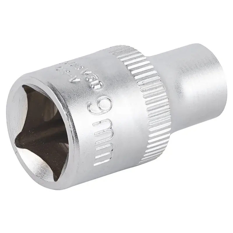 Торцева головка Sigma шестигранна коротка 1/2" 9мм CrV mid (6071091) - фото 4