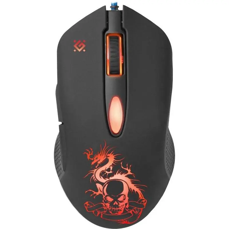 Миша Defender Sky Dragon з ігровою поверхнею GM-090L USB Black (52090) - фото 6