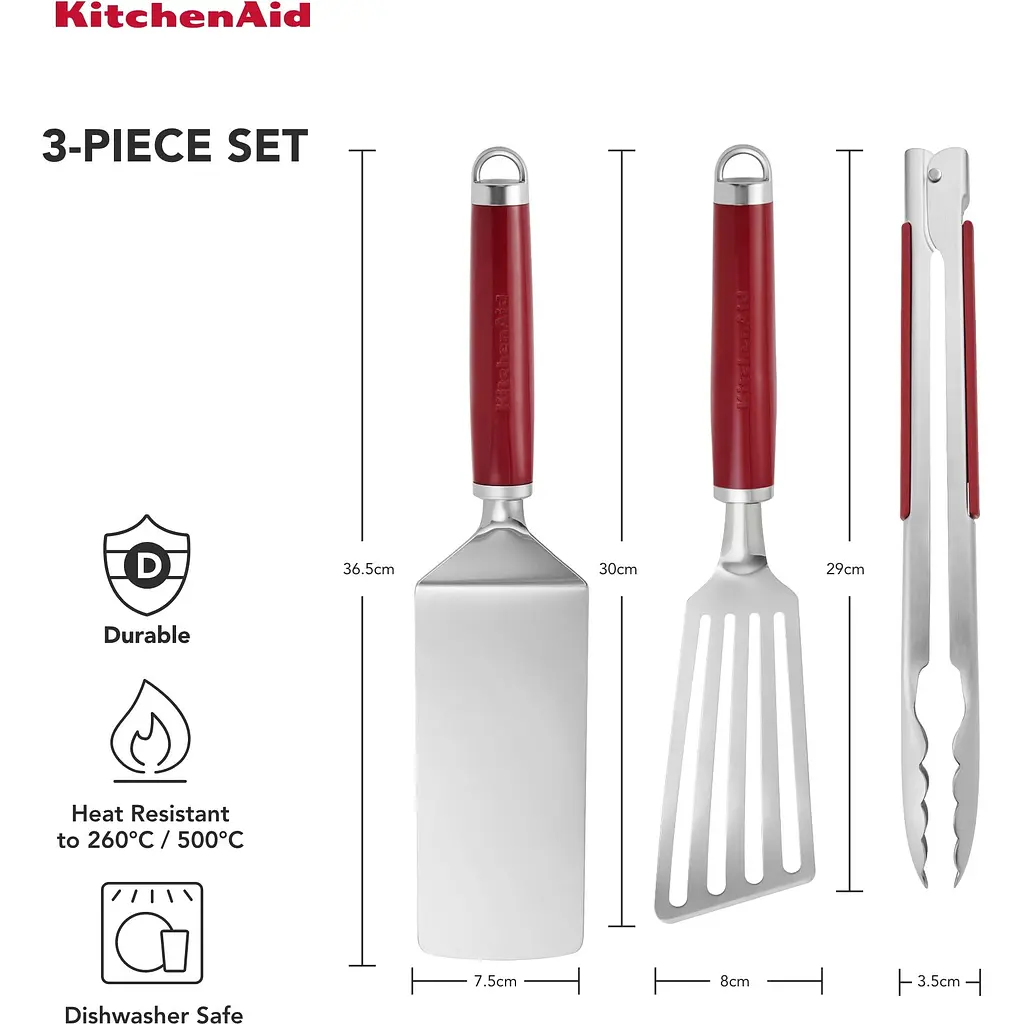 Набір для грилю KitchenAid Coreline червоний (KAG930OHERE) - фото 7
