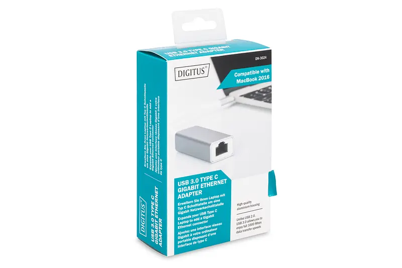 Адаптер Digitus USB-C - 10/100/1000 Mbps Ethernet teh0018501 - фото 5