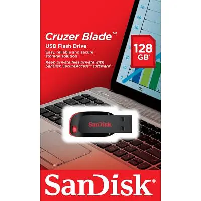 USB флеш накопичувач SanDisk 128GB Cruzer Blade USB 2.0 (SDCZ50-128G-B35) - фото 8