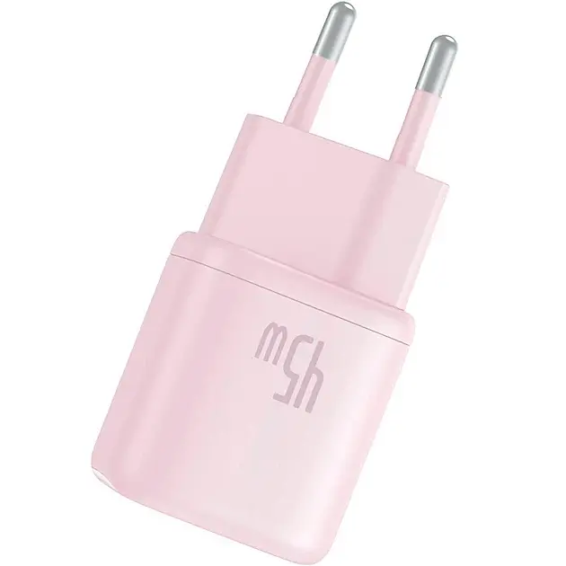 Мережевий зарядний пристрій Baseus PicoGo GaN Fast Charger Type-C 45W P10176800413-00 Pink - фото 3