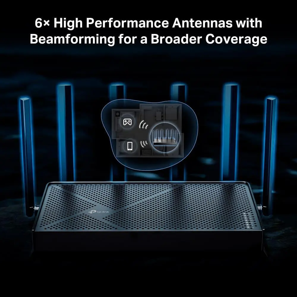 Роутер TP-Link Archer BE400 BE6500 (ARCHER-BE400) - фото 5
