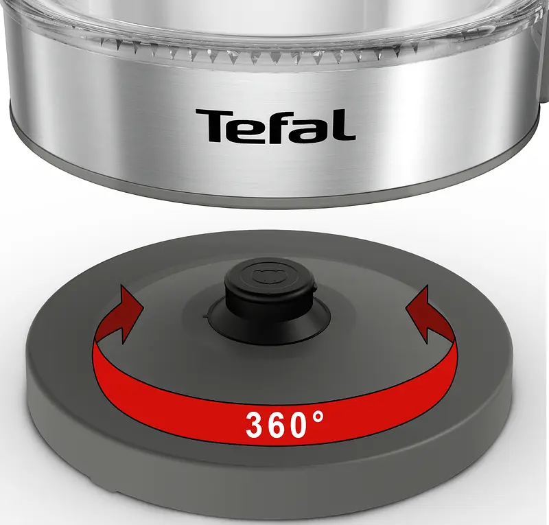 Електрочайник Tefal KI740B30 1.7 л прозорий - фото 4