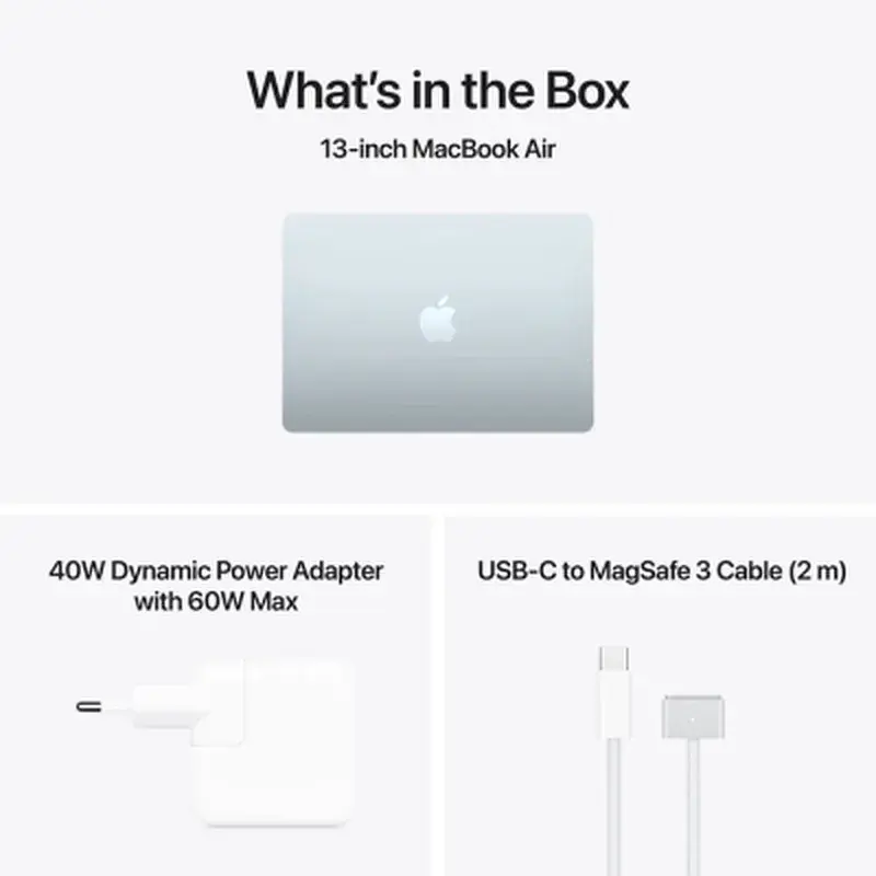 Ноутбук Apple MacBook Air 13 M5 A3449 Sky Blue (MDHK4UA/A) - фото 9