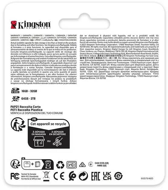 Картка пам'яті Kingston SDXC UHS-II U3 Canvas React Plus 1Tb V60 - фото 3