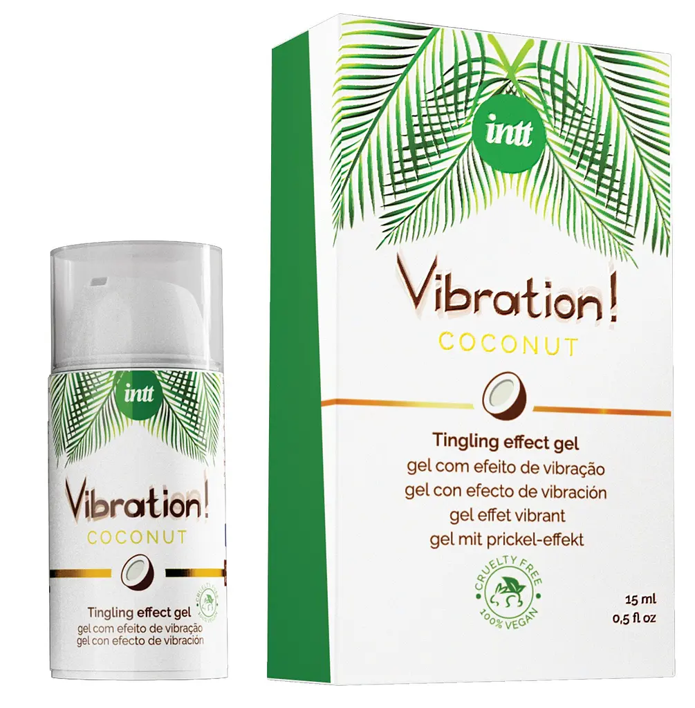 Рідкий вібратор Intt Vibration Coconut Vegan (15 мл) Intt SO5972 92291