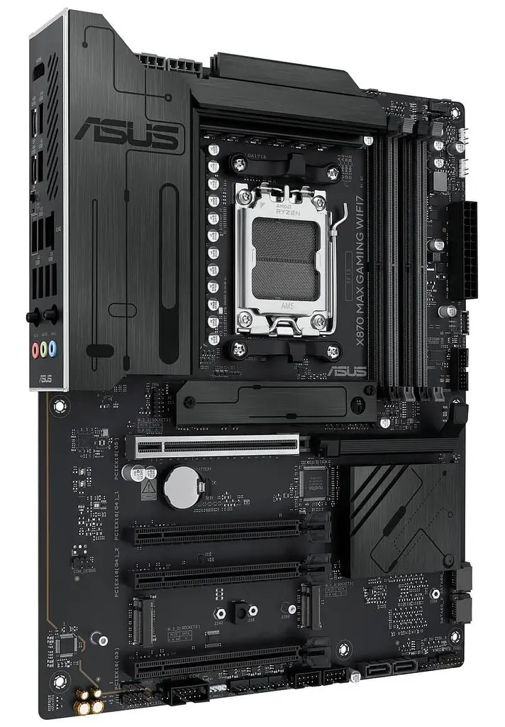 Материнська плата ASUS X870 MAX GAMING WIFI7 (X870 MAX GAMING WIFI7) (Socket AM5, AMD X870, ATX) - фото 2