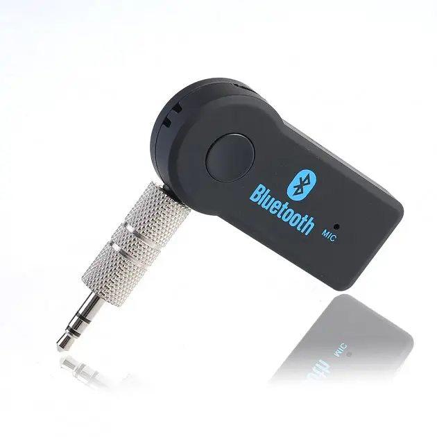 Бездротовий ресивер Bluetooth 3.0 AUX адаптер з роз'ємом jack 3.5 мм B функцією hands free UKC чорний - фото 4