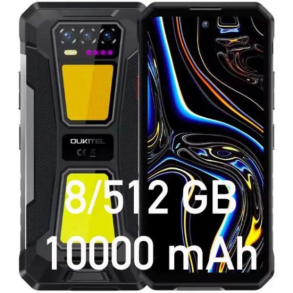 Захищений смартфон Oukitel WP58 Pro 8/512GB Black (2830589967) - фото 2