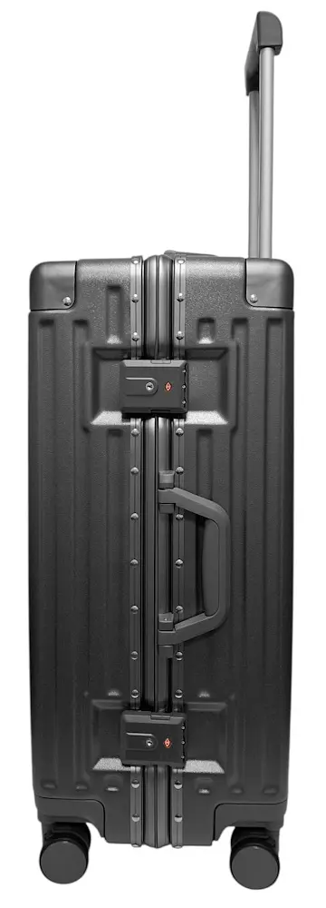 Валіза середня M Madisson Snowball 66503 M 64x43x26 см 100% полікарбонат на засувках Сірий - фото 7