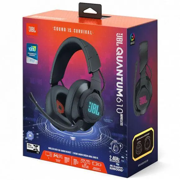 Комп'ютерна гарнітура JBL Quantum 610 Black (JBLQUANTUM610BLK) - фото 7