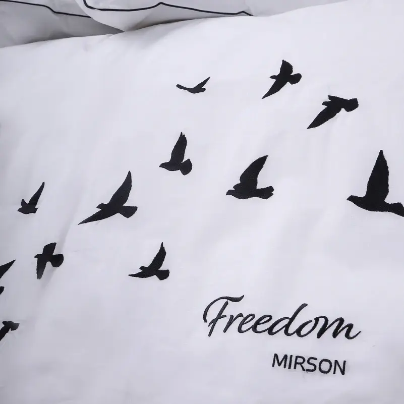 Пододеяльник MirSon 11-2107 White Freedom Ranforce Elite 110х140 см (2200008700485) - фото 7