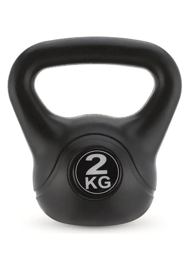 Гиря вінілова Gymtek 2кг чорний - фото 8