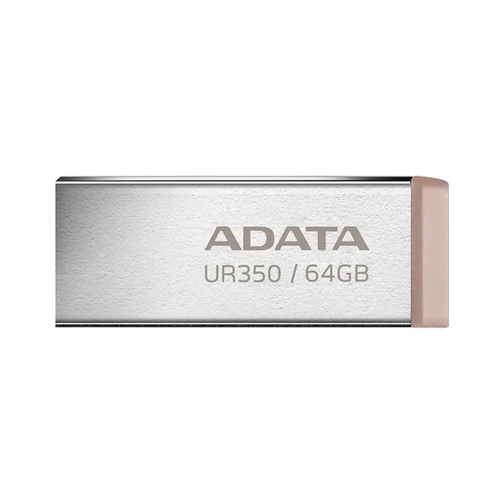 USB флеш накопичувач ADATA 64GB UR 350 Silver/Beige USB 3.2 (UR350-64G-RSR/BG) - фото 2
