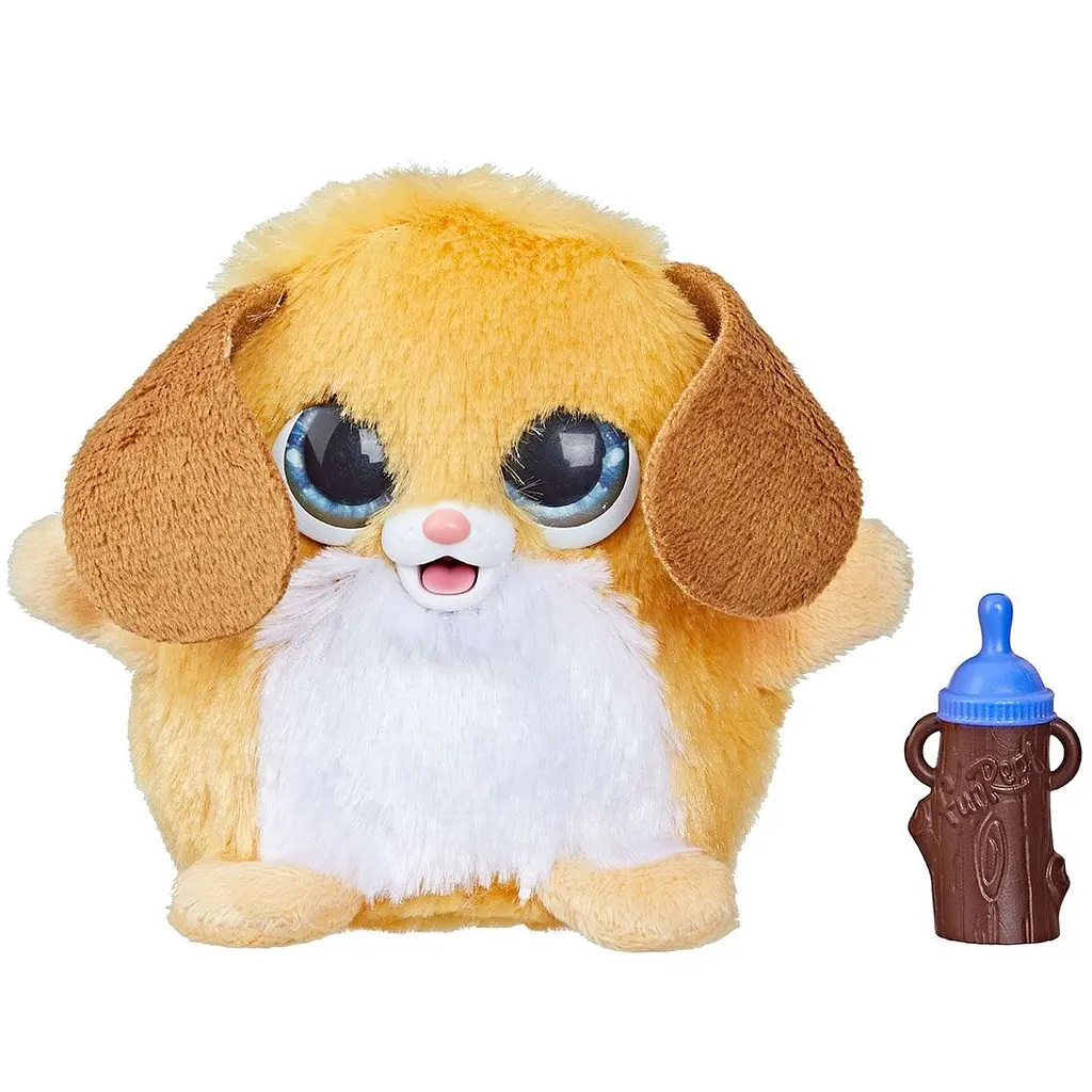 Набір: інтерактивна іграшка FurReal Fuzz-a-Lots Цуценя + м'яка іграшка-сюрприз Cotton Candykins W2 - Пухнастий улюбленець   - фото 2