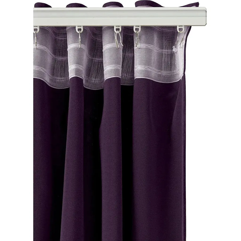 Шторы на кухню и комнату Cosas Ink 180х270 см 2 шт фиолетовый (Curtains_32Ink_DUK) - фото 4