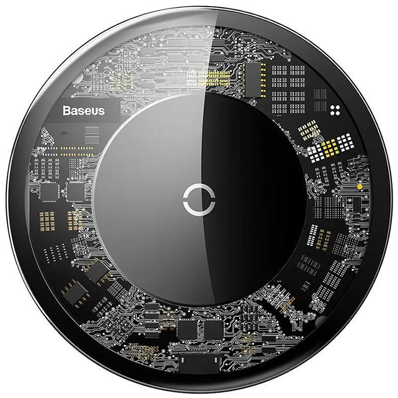 Бездротовий зарядний пристрій Baseus Simple Wireless Charger CCALL-JK01 Black - фото 5