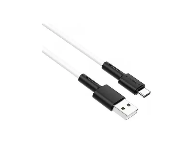 Кабель Borofone BX31 Soft Silicone USB Type-A to USB Type-C 1m White (6931474710406)