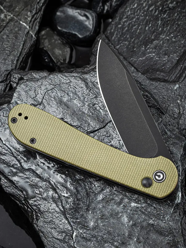 Ніж Civivi Button Lock Elementum Olive Micarta (C2103B) - фото 4