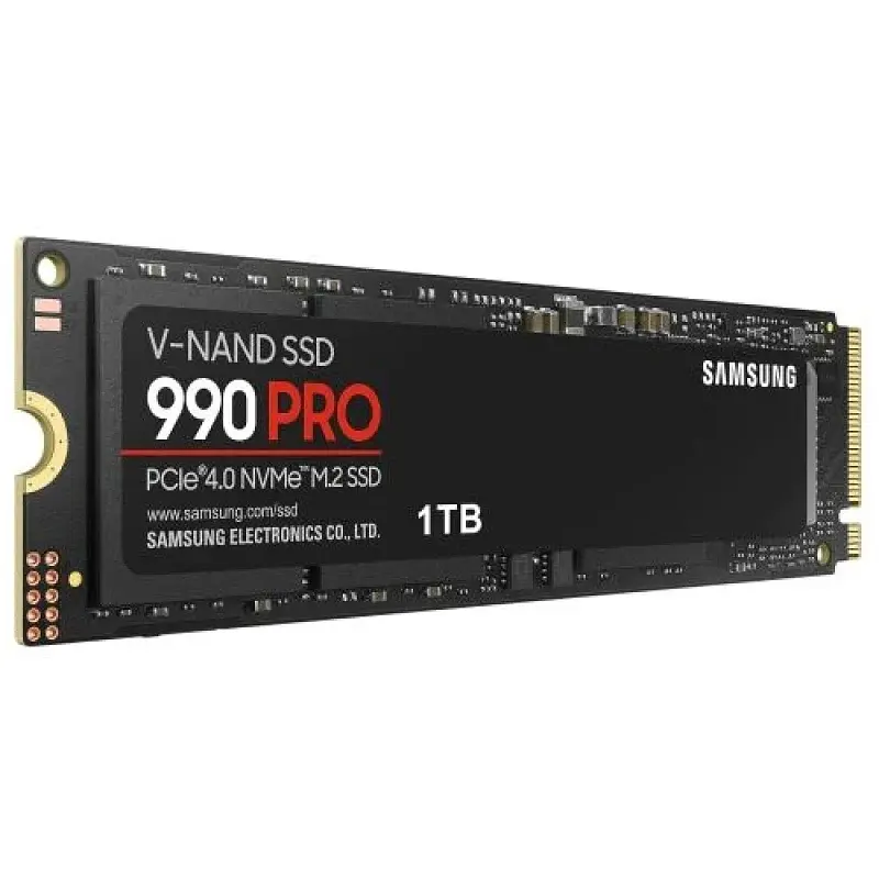 Твердотільний накопичувач SSD 1Tb, Samsung 990 Pro, PCI-E 4.0 x4, M.2 2280, MLC 3-bit V-NAND, 7450/6900 МБ/с (MZ-V9P1T0BW) - фото 4