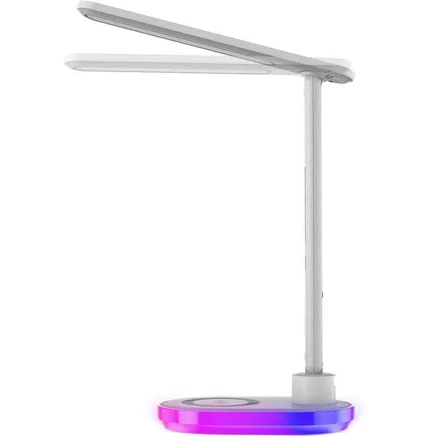 Настільна LED лампа Gelius Transformer 2 GP-LTL004 з бездротовою зарядкою White - фото 4