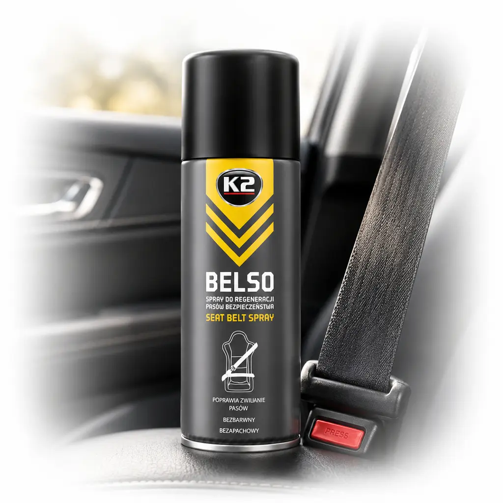 Засіб для відновлення ременів безпеки К2 BELSO SEAT BELT Sprey 400 мл (B433)