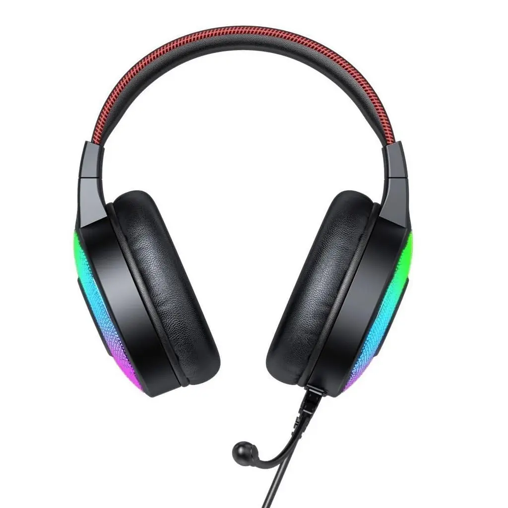Ігрова гарнітура Vinga HSCU-100 Gaming LED Black (HSCU-100) - фото 5