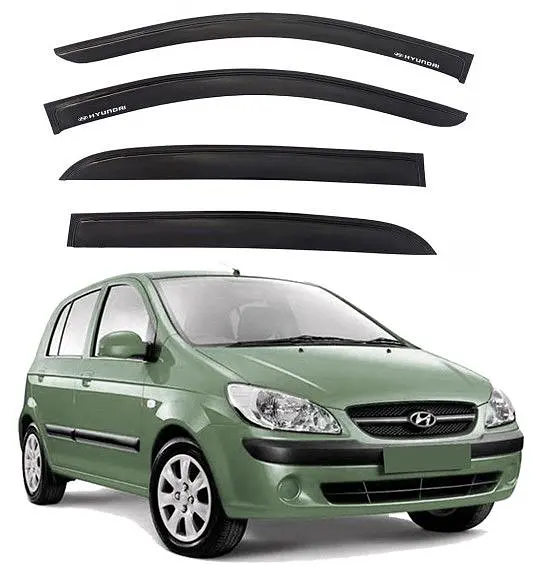 Дефлектори вікон ветровики Hyundai Getz 2002-2010 Скотч 3M Voron Glass