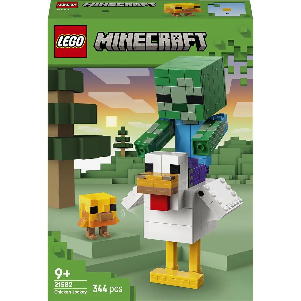 Конструктор LEGO Minecraft Курячий Жокей 344 деталі (21582) - фото 4
