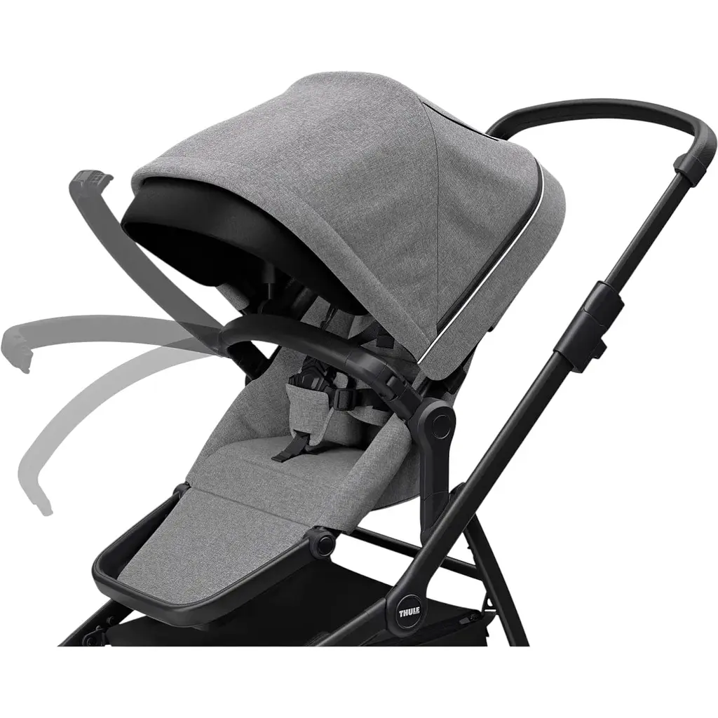 Дитяча коляска Thule Sleek Black/Grey Melange (TH 11000021) - фото 6