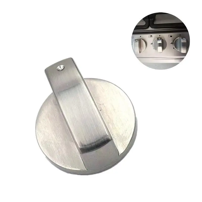 Универсальная ручка регулирования для плиты, газовой поверхности, духового шкафа (металлическая, диаметр 6 мм) - фото 2