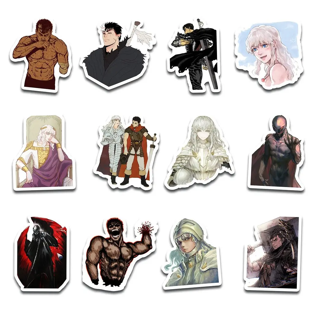 Стикерпак GeekLand Berserk 45 штук (SP B 01) - фото 3