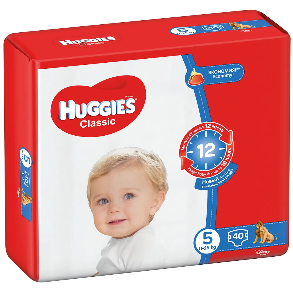 Підгузки Huggies Classic 5 (11-25 кг), 40 шт. - фото 2