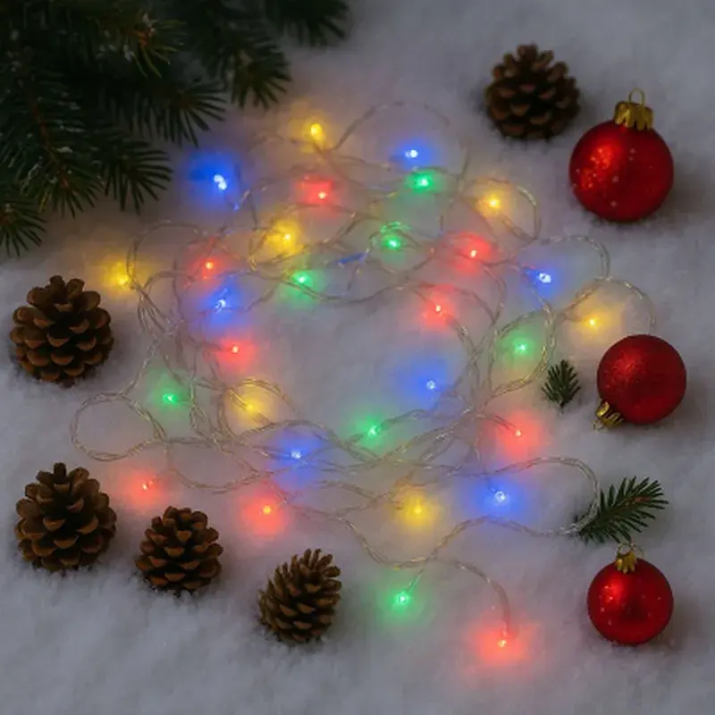 Гірлянда ColorWay LED 100 10м (8 функцій) різнокольорова (прозорий кабель) USB (CW-G-100L10UTMC) - фото 5