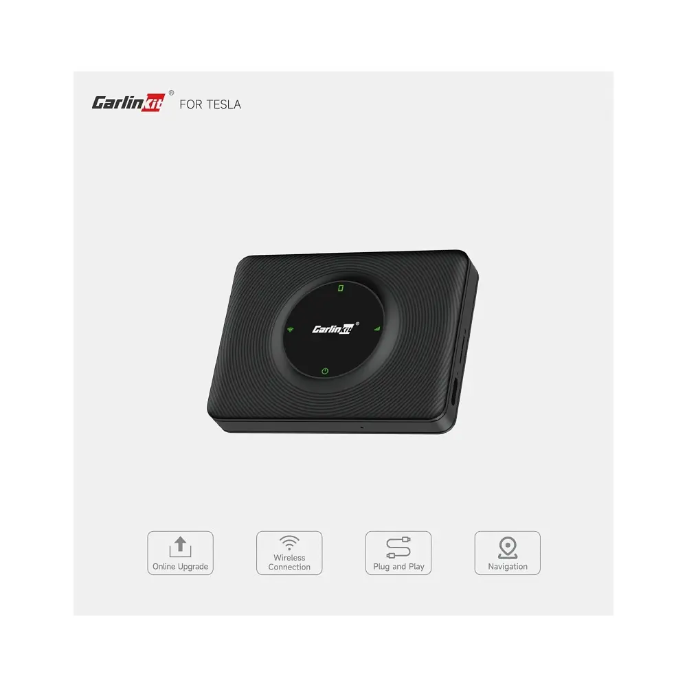 USB-адаптер CarlinKit T2C для Tesla для бездротового Apple CarPlay / Android Auto - фото 14