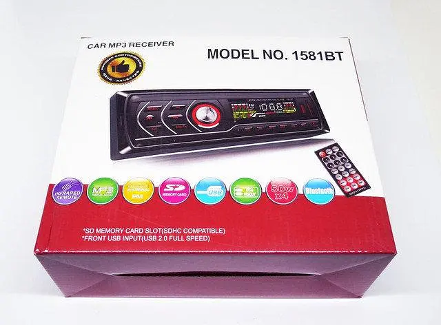 Автомагнитола 1DIN MP3 1581 RGB 20 XPRO 1582 Красный (MER-11651_493) - фото 5