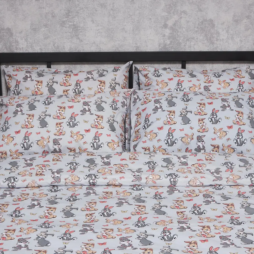 Комплект постельного белья Moon&Star Детский 110x140 см наволочки 2x50x50 см Bunny Dreams Бязь Gold Люкс - фото 4